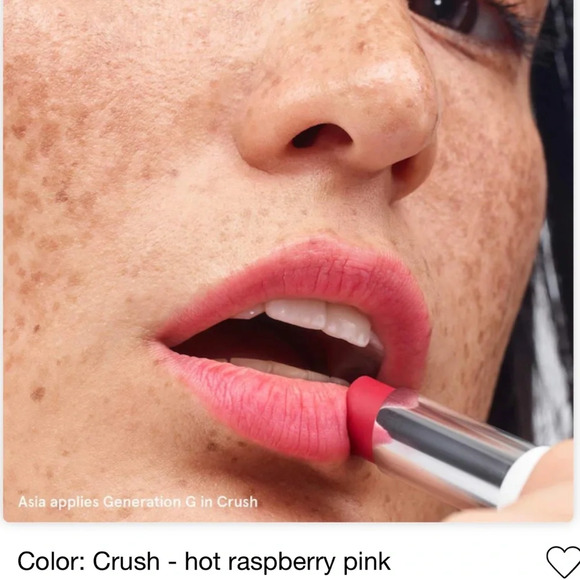 BNIB! Glossier Generation G Lipstick in Crush (Hot Raspberry Pink) - Picture 9 of 13